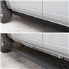 Go Rhino | 20441587PC - E1 Electric Running Boards With Mounting Brackets - Textured Black - Tundra 4.0L / 4.7L / 5.7L 2007