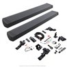Go Rhino | 20450572PC - E1 Electric Running Boards With Mounting Brackets - Textured Black - Wrangler (JK) 3.6L / 3.8L 2007-2018