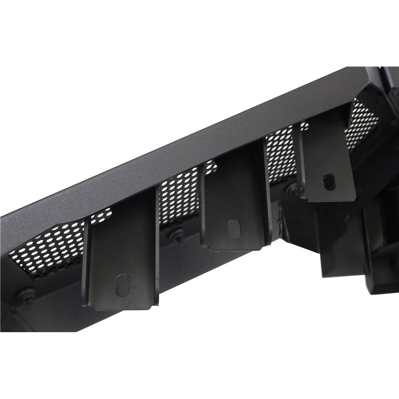 Go Rhino | 34130T - Element Front Bumper with Fixed Light Bar Mount - Textured Black - Ram 1500 3.0L / 3.6L / 5.7L 2019