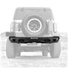 Go Rhino | 371200T - Rockline Rear Full Width Bumper for Ford Bronco - Textured Black - Bronco 2.3T / 2.7T 2021