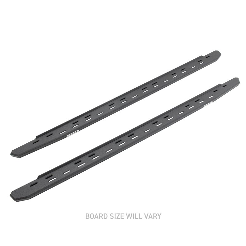 Go Rhino | 69600080ST - RB30 Slim Line Running Boards - Boards Only - Protective Bedliner Coating - Chevrolet / Dodge / Ford / G