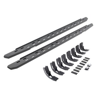 Go Rhino | 69604887SPC - RB30 Slim Line Running Boards with Mounting Bracket Kit - Textured Black - Chevrolet / GMC 2019-2022