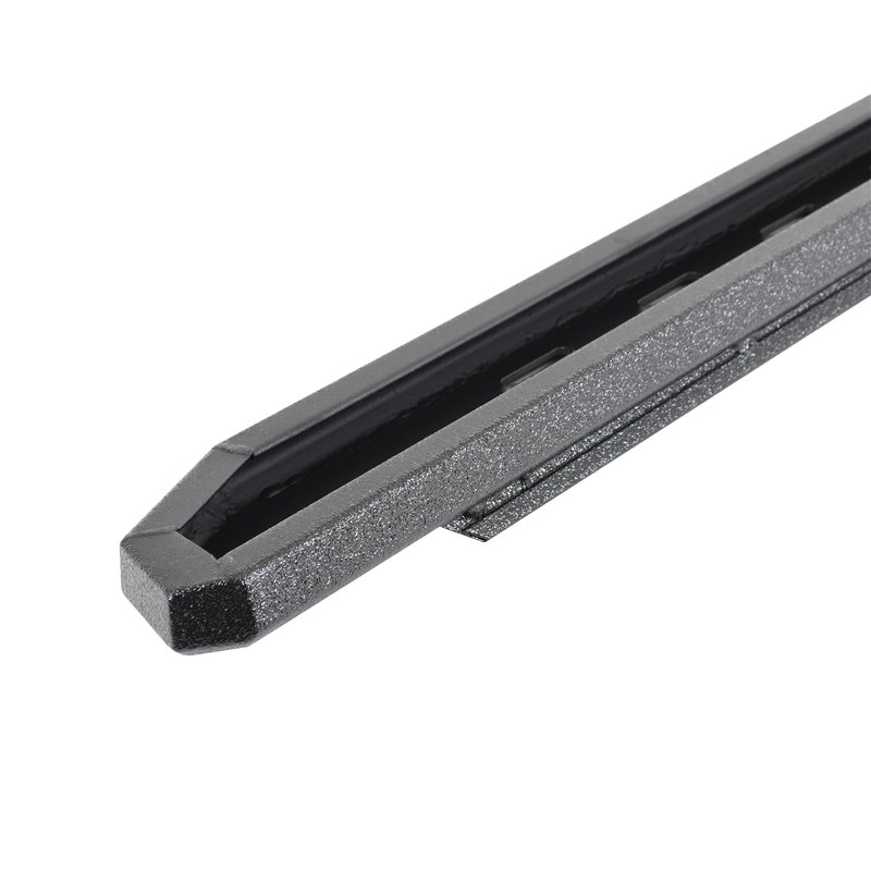 Go Rhino | 69604887ST - RB30 Slim Line Running Boards with Mounting Bracket Kit - Protective Bedliner Coating - Chevrolet / GMC 