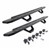 Go Rhino | 6961558720PC - RB30 Running Boards with Mounting Brackets & 2 Pairs of Drops Steps Kit - Textured Black - F-150 / F-2