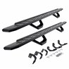 Go Rhino | 6962068720PC - RB30 Running Boards with Mounting Brackets & 2 Pairs of Drops Steps Kit - Textured Black - Ram 1500 / 