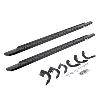 Go Rhino | 69620687PC - RB30 Running Boards with Mounting Bracket Kit - Textured Black - Ram 1500 / Classic  2015-2019