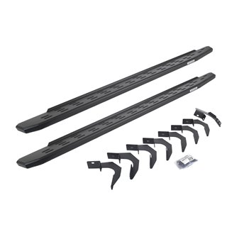 Go Rhino | 69623580PC - RB30 Running Boards with Mounting Bracket Kit - Textured Black - Colorado / Canyon 2.5L / 3.6L 2015