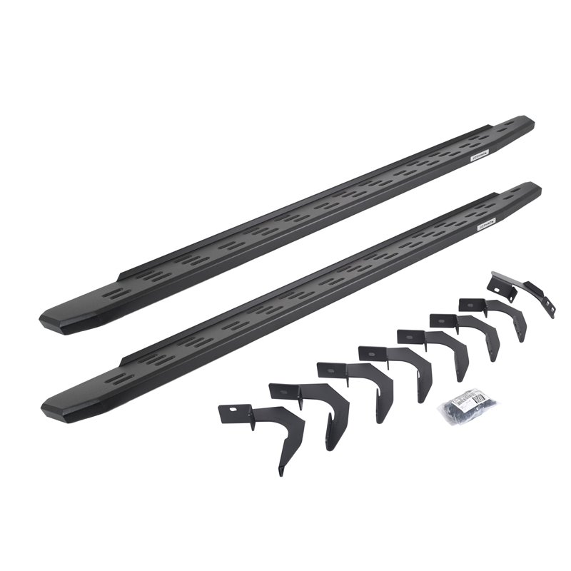 Go Rhino | 69623580PC - RB30 Running Boards with Mounting Bracket Kit - Textured Black - Colorado / Canyon 2.5L / 3.6L 2015