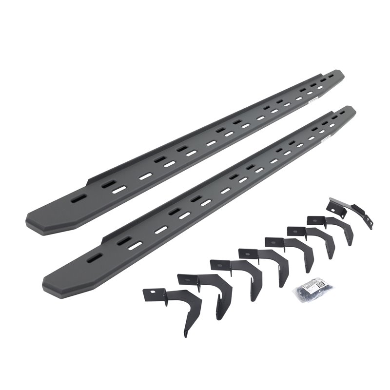 Go Rhino | 69623580SPC - RB30 Slim Line Running Boards with Mounting Bracket Kit - Textured Black - Colorado / Canyon 2.5L / 3.6
