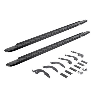 Go Rhino | 69642987PC - RB30 Running Boards with Mounting Bracket Kit - Textured Black - Tacoma 2.7L / 4.0L 2005