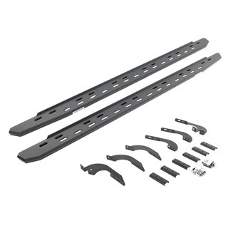 Go Rhino | 69642987SPC - RB30 Slim Line Running Boards with Mounting Bracket Kit - Textured Black - Tacoma 2.7L / 4.0L 2005