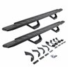 Go Rhino | 6964358020PC - RB30 Running Boards with Mounting Brackets & 2 Pairs of Drops Steps Kit - Textured Black - Tundra 3.5T