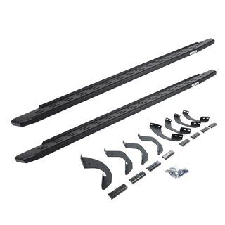 Go Rhino | 69643687T - RB30 Running Boards with Mounting Bracket Kit - Protective Bedliner Coating - Tundra 3.5T 2022