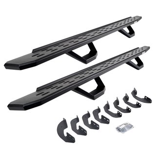 Go Rhino | 6964397320PC - RB30 Running Boards with Brackets, 2 Pairs Drop Steps Kit - Textured Black - Sequoia 3.5T 2023
