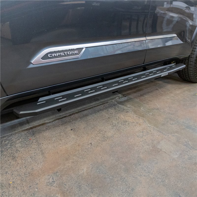 Go Rhino | 69643973SPC - RB30 Slim Line Running Boards with Bracket Kit - Textured Black - Sequoia 3.5T 2023
