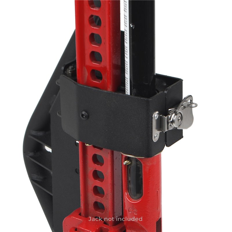 Go Rhino | 701011T Exterior Jack Mount - Textured Black - Gladiator / Wrangler (JL) 3.6L / 2.0T 2018-2020