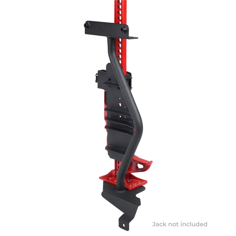 Go Rhino | 701011T Exterior Jack Mount - Textured Black - Gladiator / Wrangler (JL) 3.6L / 2.0T 2018-2020