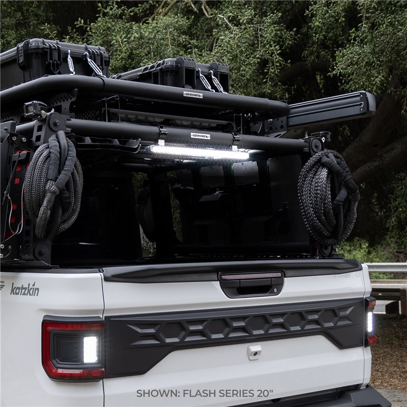 Go Rhino | 50001014CBS - Flash Series Lights - 10" Single Multi Function LED Light Bar -  Black