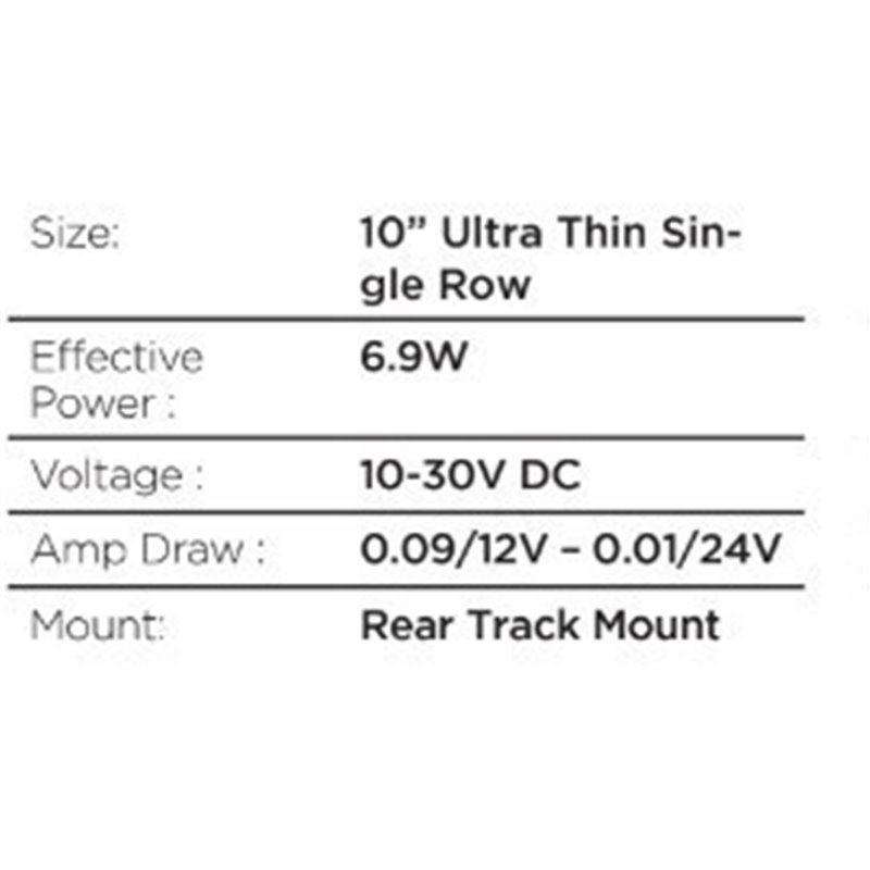 Go Rhino | 50001014CBS - Flash Series Lights - 10" Single Multi Function LED Light Bar -  Black