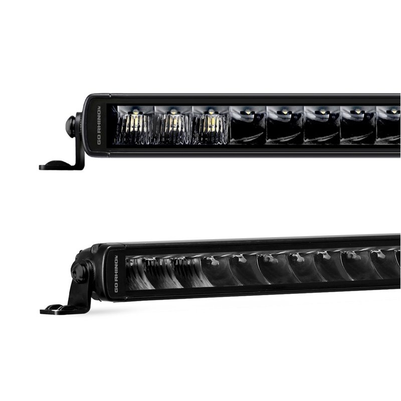 Go Rhino | 51052001CSS - Blackout Series Lights - 20.5" Single Row LED Light Bar -  Black