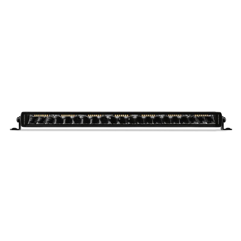 Go Rhino | 51052012CSS - Blackout Combo Series Lights - 20.5" Single Row LED Light Bar With Amber Lighting -  Black