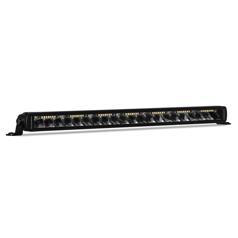 Go Rhino | 51052012CSS - Blackout Combo Series Lights - 20.5" Single Row LED Light Bar With Amber Lighting -  Black