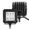 Go Rhino | 51803023SCS - Bright Series Lights - Pair of 3x3 Cube LED Spot Light Kit -  Black