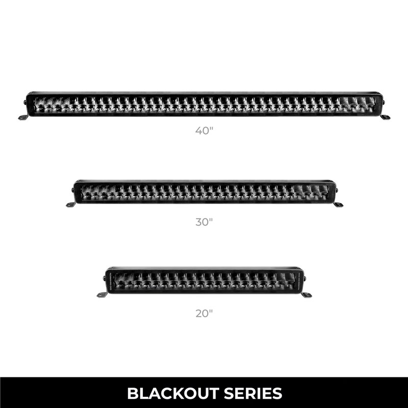 Go Rhino | 52002111CDS - Blackout Series Lights - 21.5" Double Row LED Light Bar -  Black