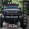 Go Rhino | 54004012CSS - Blackout Combo Series Lights - 39.5" Single Row LED Light Bar With Amber Lighting -  Black