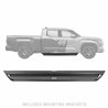Go Rhino | D14439T - Dominator Xtreme D1 SideSteps - Complete Kit: SideStep + Brackets - Textured Black - Sequoia 3.5T 2023