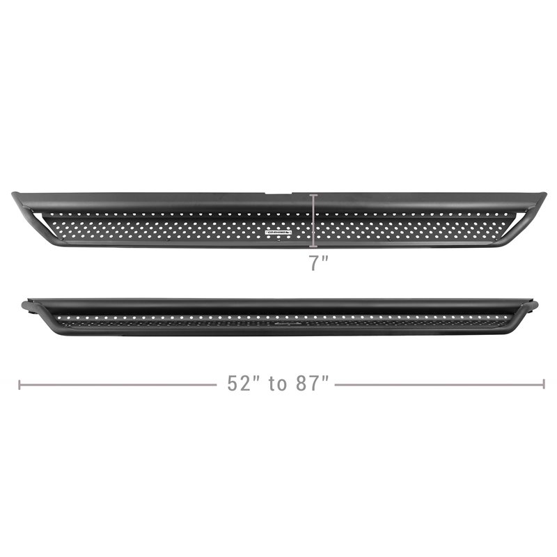 Go Rhino | D14439T - Dominator Xtreme D1 SideSteps - Complete Kit: SideStep + Brackets - Textured Black - Sequoia 3.5T 2023