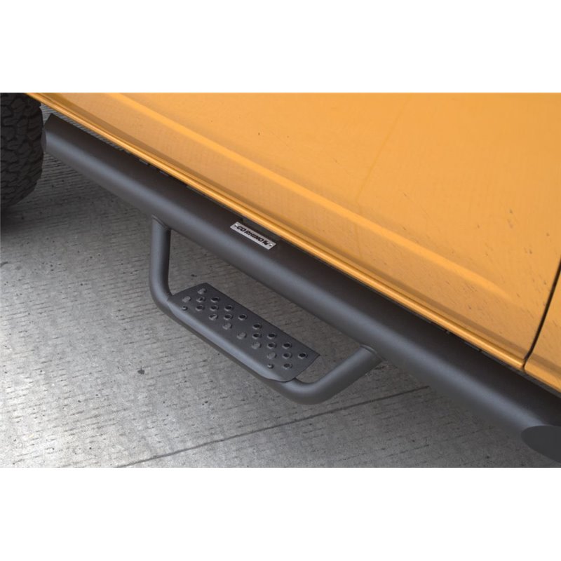Go Rhino | D224131T - Domintator Extreme D2 Side Steps With Mounting Brackets - Textured Black - Bronco 2.3T / 2.7T 2021
