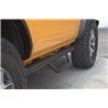 Go Rhino | D224131T - Domintator Extreme D2 Side Steps With Mounting Brackets - Textured Black - Bronco 2.3T / 2.7T 2021