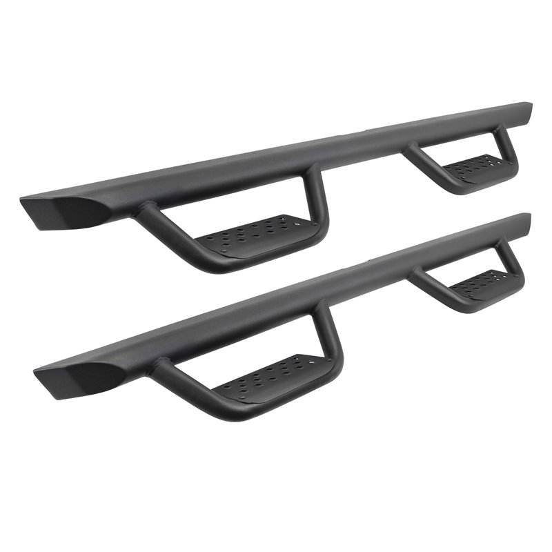 Go Rhino | D224505T - Domintator Extreme D2 Side Steps With Mounting Brackets - Textured Black - Wrangler (JK) 3.6L / 3.8L 2007-