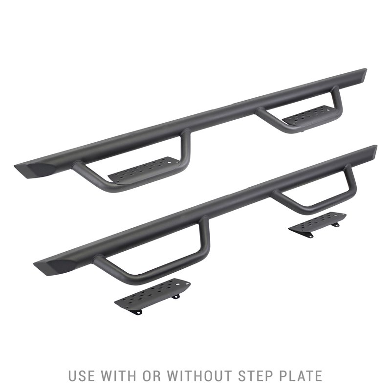 Go Rhino | D224505T - Domintator Extreme D2 Side Steps With Mounting Brackets - Textured Black - Wrangler (JK) 3.6L / 3.8L 2007-