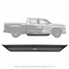 Go Rhino | D64439T - Dominator Xtreme DSS SideSteps - Complete Kit: SideStep + Brackets - Textured Black - Sequoia 3.5T 2023