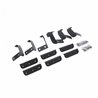 Go Rhino | D64439T - Dominator Xtreme DSS SideSteps - Complete Kit: SideStep + Brackets - Textured Black - Sequoia 3.5T 2023