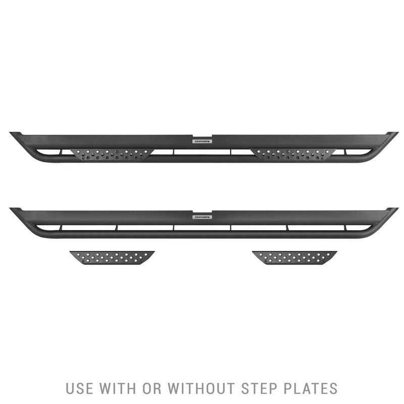 Go Rhino | DT4415T - Dominator Xtreme DT Side Steps with Mounting Bracket Kit - Textured Black - Tundra 4.0L / 4.7L / 5.7L 2007