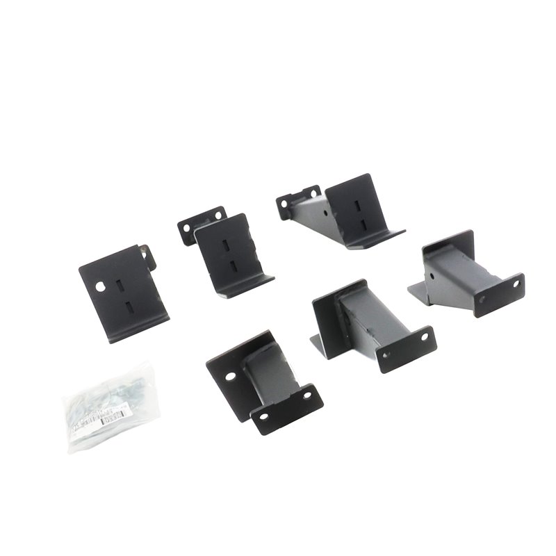 Go Rhino | FSD4505TK - Dominator Extreme Frame Slider - MOUNTING BRACKETS ONLY - Textured Black - Wrangler (JK) 3.6L / 3.8L 2007