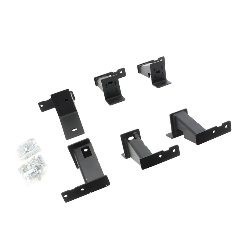 Go Rhino | FSD64429T - Dominator Xtreme D6 SideSteps With Frame Mounted Bracket Kit - Textured Black - Tacoma 2.7L / 4.0L 2005