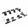 Go Rhino | FSDSS4516T - Dominator Xtreme D6 SideSteps With Frame Mounted Bracket Kit - Textured Black - Gladiator 3.6L 2020