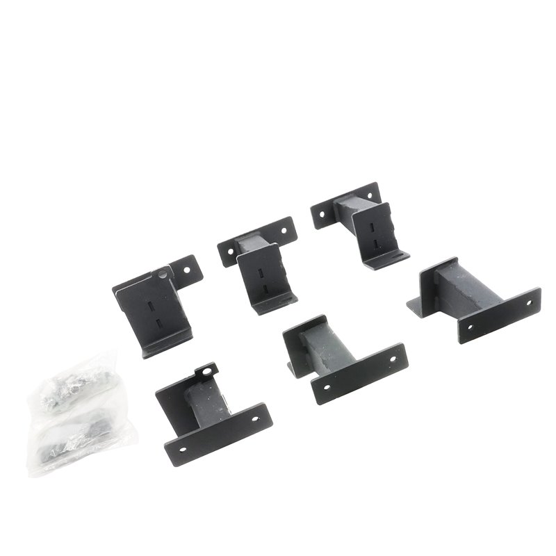Go Rhino | FSDT4506T - Dominator Xtreme D6 SideSteps With Frame Mounted Bracket Kit - Textured Black - Wrangler (JL) 2.0T / 3.6L