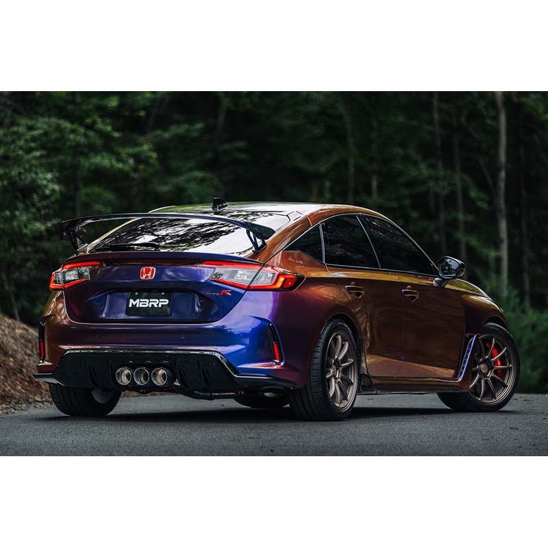 MBRP | Armor Pro Cat Back Exhaust System Burnt Tips - Civic Type R 2023+ (FL5)