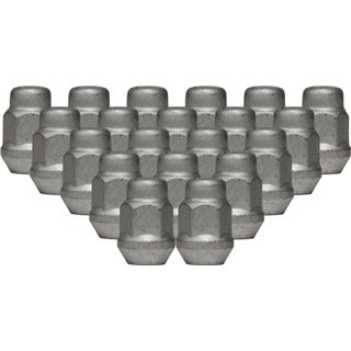 Ceco | (24)BULGE ACORN 2-PC 12X1.25 1.38" HEIGHT 21mm HEX DACROMET
