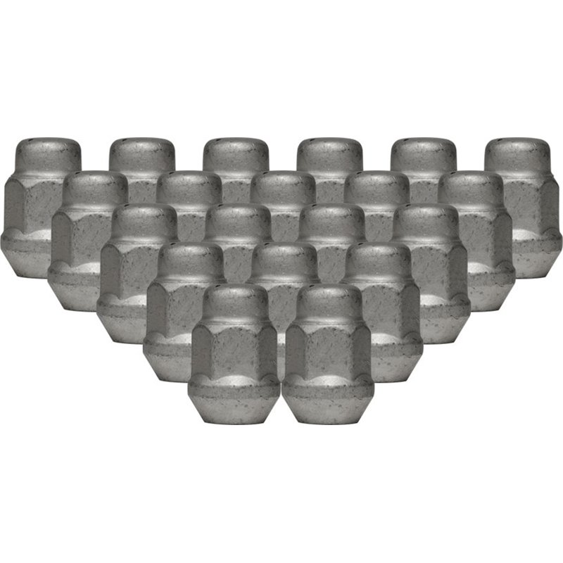 Ceco | (24)BULGE ACORN 2-PC 12X1.25 1.38" HEIGHT 21mm HEX DACROMET