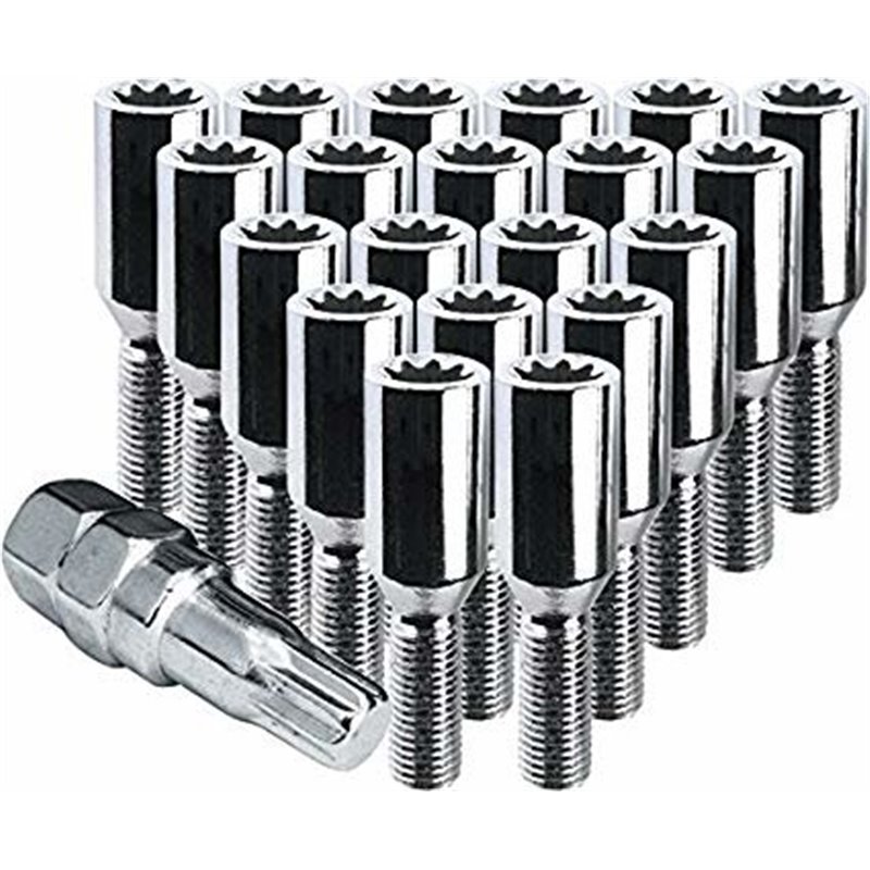 Ceco | (20)TUNER BOLT 12X1.50 28mm Length Int. Gear Head Tall CHR