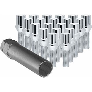 Ceco | (20)TUNER BOLT 12X1.50 28mm Length Int. Gear Head Short CHR
