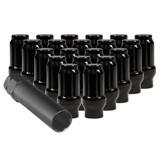 Ceco | (24)BLACK E/T 6 SPLINE NUT 7/16" 44mm HEIGHT