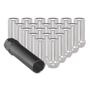 Ceco | (20)CHROME 7 SPLINE NUT 14X2.00 48mm HEIGHT
