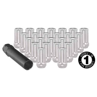 Ceco | (24)CHROME 7 SPLINE NUT 14X2.00 44mm HEIGHT